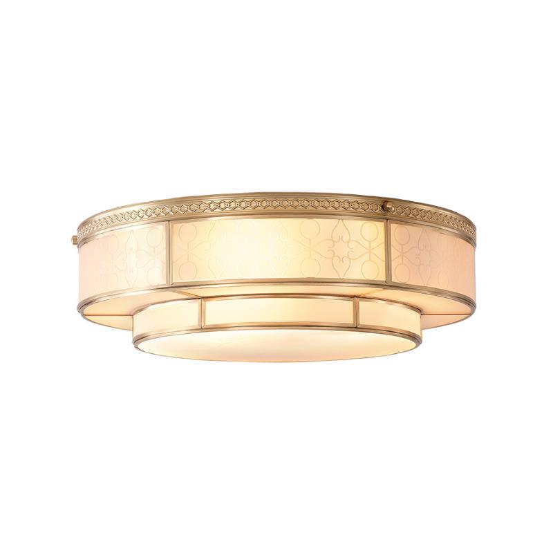 中式9960客厅顶灯全铜卧酒室房间简书房店客房吸顶灯约大气家用吸