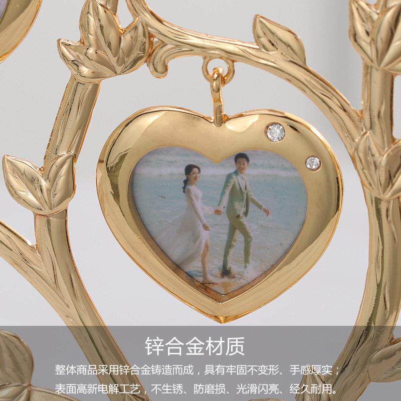 新款直销树形金属相框摆台出口级创意礼品实用暖心生日礼物女节日