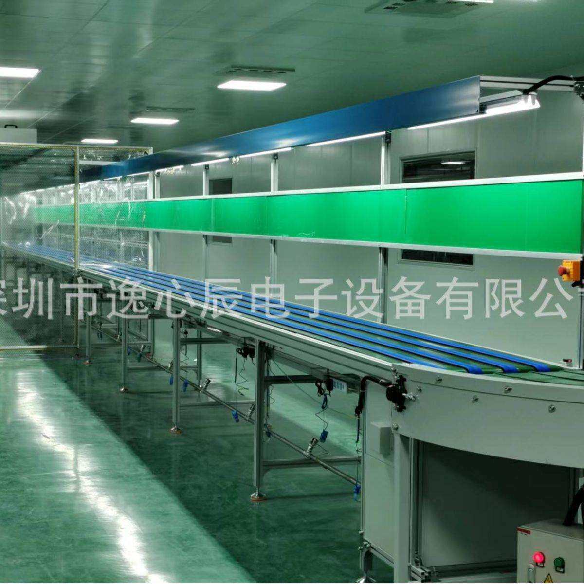 江西制作倍速链总装流水线 生产线管理显示屏厂区拉线3D建模