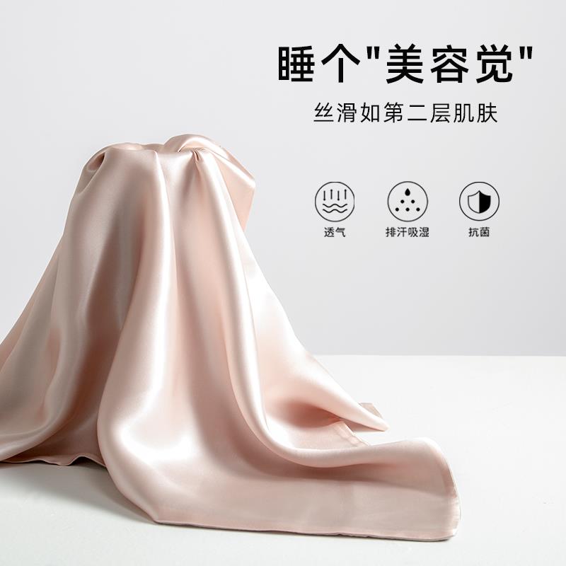 ?IP9D40桑CCA姆米丝枕套一对套装蚕丝枕巾夏凉枕头冰真丝天丝夏季