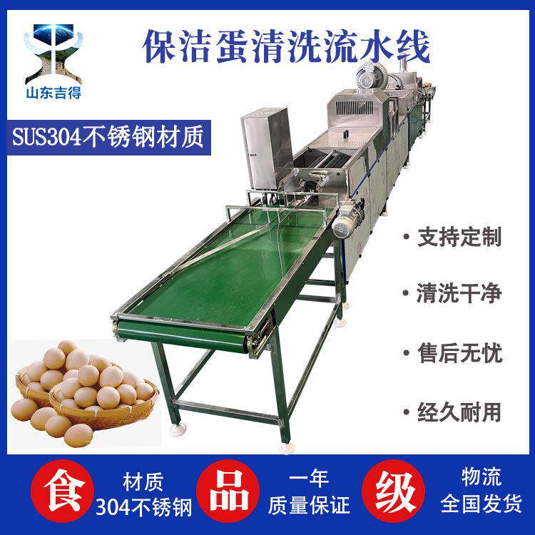 全自动鸡鸭蛋清洗机蛋品去粪便洗蛋机杀菌风干喷码喷油分拣机