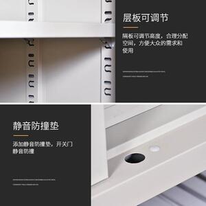 保险钢柜制文件柜铁皮柜财务资料储柜物办公柜子矮YG-BMG-0柜带锁