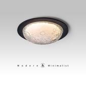 2025年新款 卧室吸顶灯现代简约创意月球轻奢主卧房间书房护眼灯具