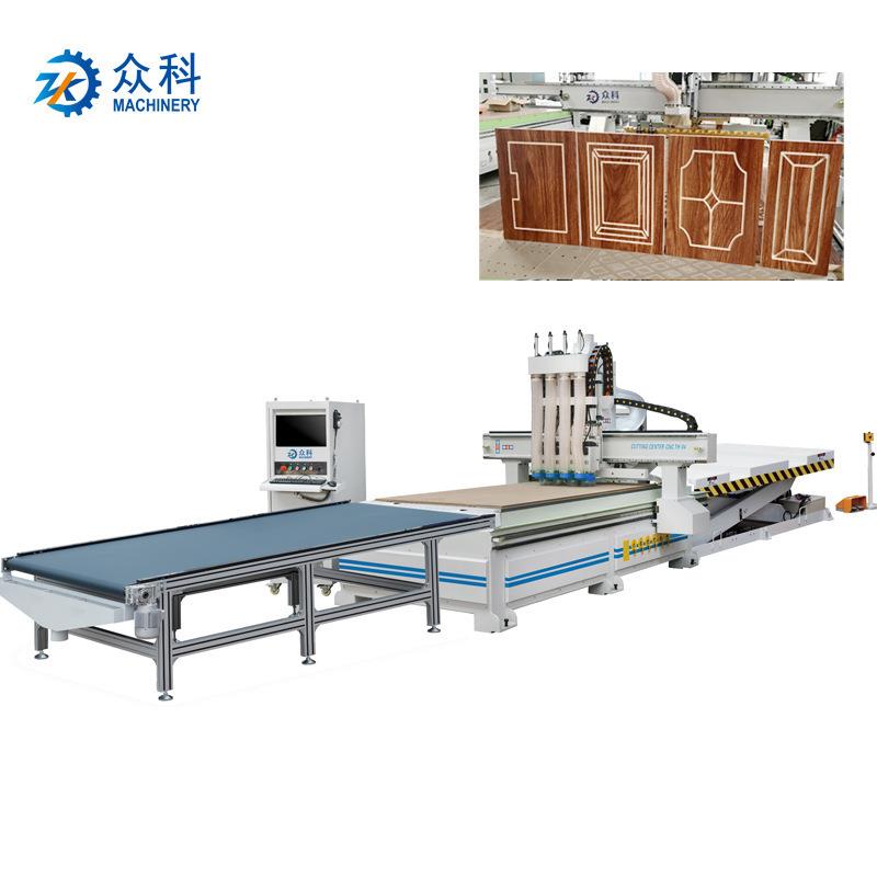 木工三四工序数控开料机板式家具橱柜雕刻机厂家实木排钻