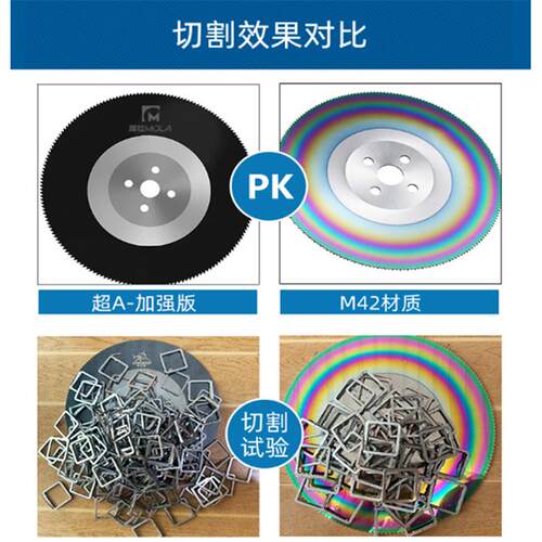 不锈钢切割锯片切管机锯片高速钢圆锯片M42含钴275/300/315/350/