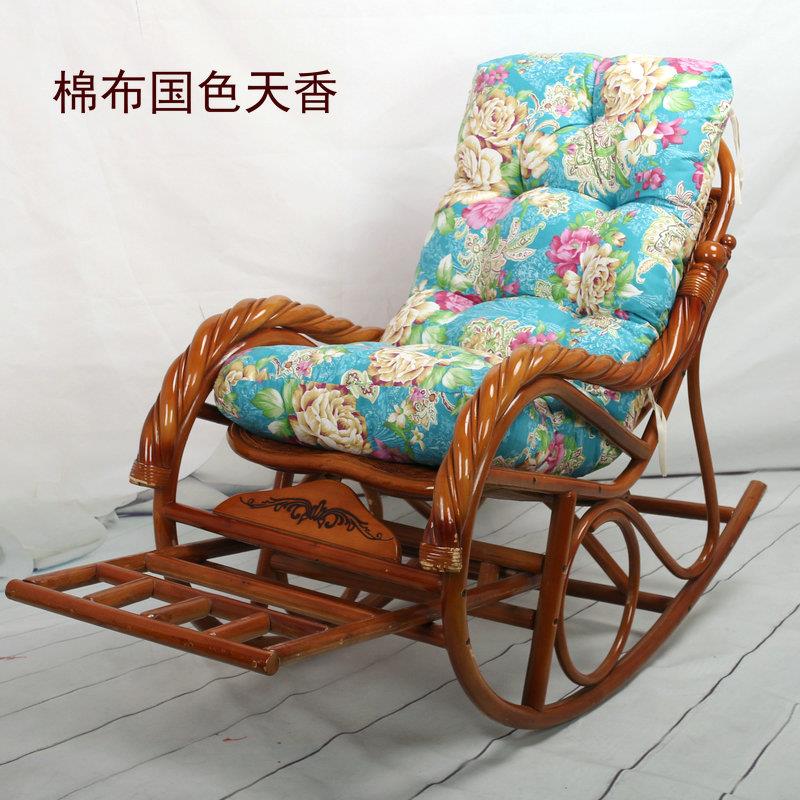 可拆洗摇椅垫 摇摇椅坐垫 藤椅座椅躺椅逍遥椅垫子靠背垫子加厚
