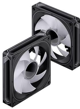 乔思伯FR505 ARGB机箱风扇棱镜灯效千层镜幻彩散热风扇5v3pin pwm