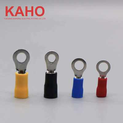 阻燃电线接线连接rv13.鼻配电25圆形箱预端子冷快速压ot接头绝缘-