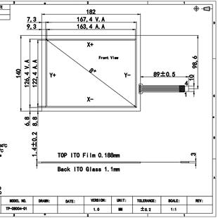 05B 专配群创8寸液晶EJ080NA 群能8寸触摸屏 工控 04B 04C 05A