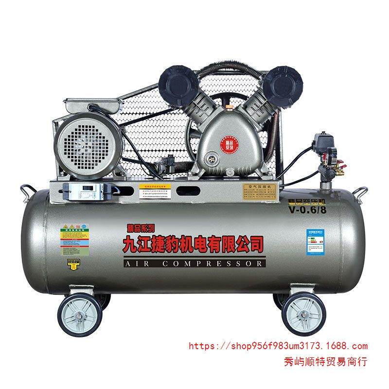 豹空压机大功率高打气泵喷捷漆木工220v空通用款气汽压压缩机家用