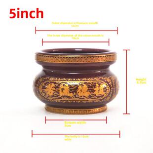 采购产品家用陶瓷香炉佛像，财神观音香炉，檀香燃烧器，香炉，碗