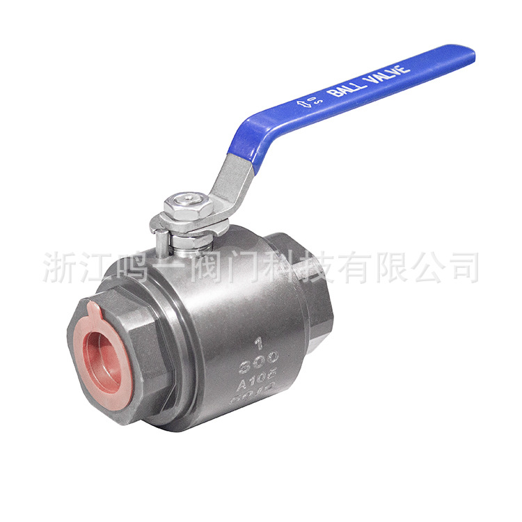 锻造高压两片式球阀两片式体盖螺纹球阀两片式丝扣球阀手动球阀