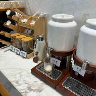 果汁饮料机自助餐陶瓷牛奶鼎 商用加热保温桶 咖啡鼎酒店豆浆牛奶