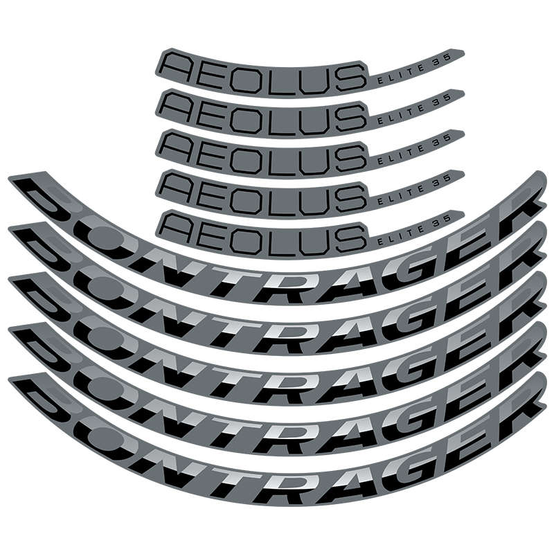 Bontrager AeolusElite35TLR公路车轮毂碳圈轮组贴自行车涂装贴纸