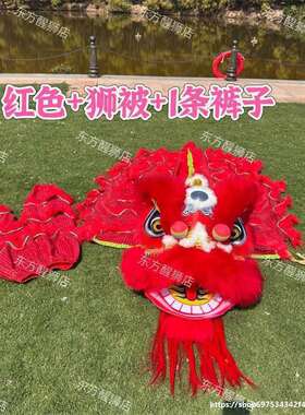 小孩大童10寸12寸泡沫舞狮子舞狮头狮子头醒狮演道具舞狮醒狮南狮