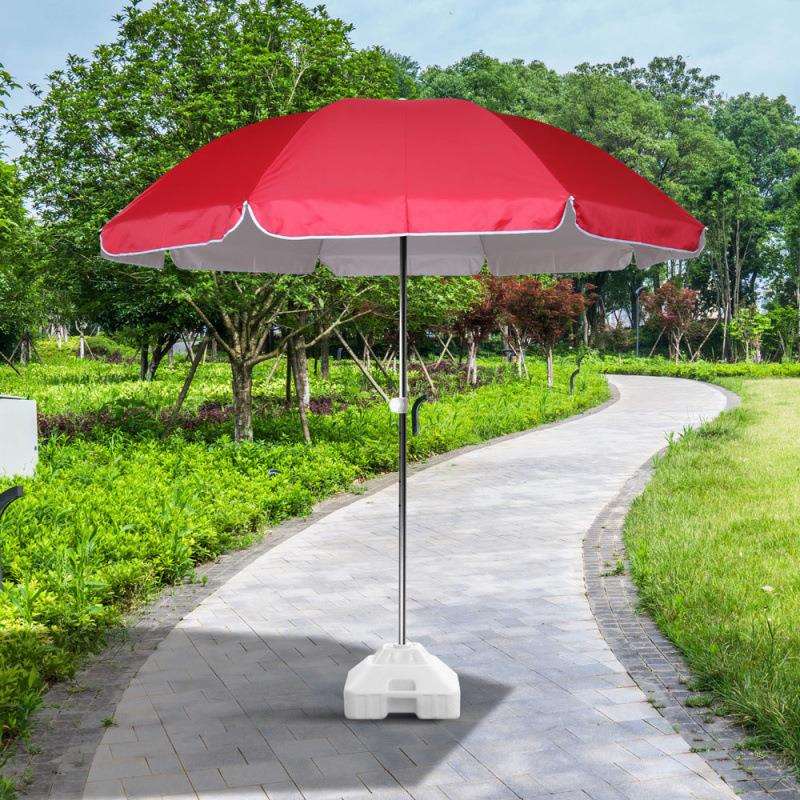 遮阳伞户外摆摊太阳伞大型雨伞商用大号带底座加厚防晒圆伞庭院伞图片