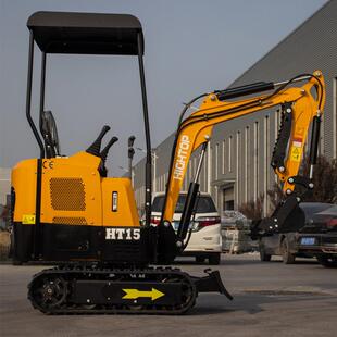 果园挖土O机 H小GHTP厂I家微322型挖掘机迷你液压家用勾机履带式