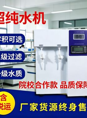 实验室超纯水机15L-60L/H检验室/化验室超纯水机