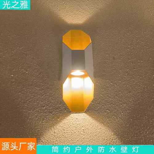 户外LED壁灯 防水入户门室外口洗墙灯创意外墙庭院阳台门厅装饰灯