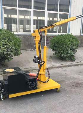 起吊500公斤移动吊机液压全自动充电电动行走车间吊装模具小吊机