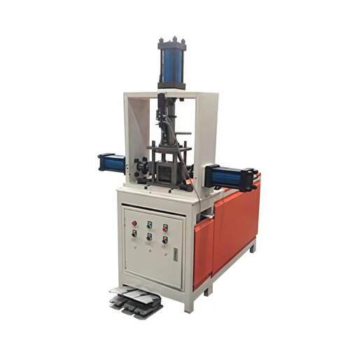 冲孔机CH125三工位半自动冲孔机方管切断机液压全自动折角打孔机