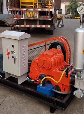 bw泥浆泵三缸活塞柱塞泵150输送泵电动柴油卧式250注浆机压浆泵