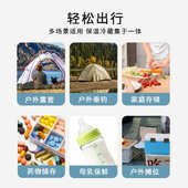 22升户外冷热两用保温箱便携式 车载户外郊游冰桶冷藏箱保批发