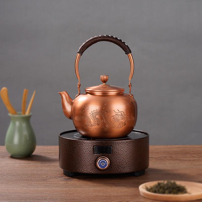 采购产品尚其客铜水壶,手工纯铜茶壶,覆古水壶,侧柄铜茶壶,功
