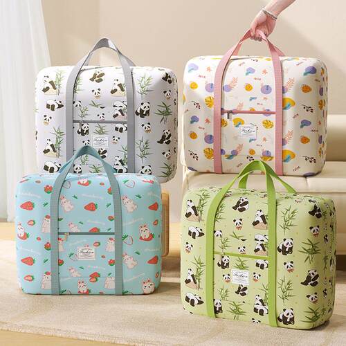 Large capacity storage bags for students to pack winter clot
