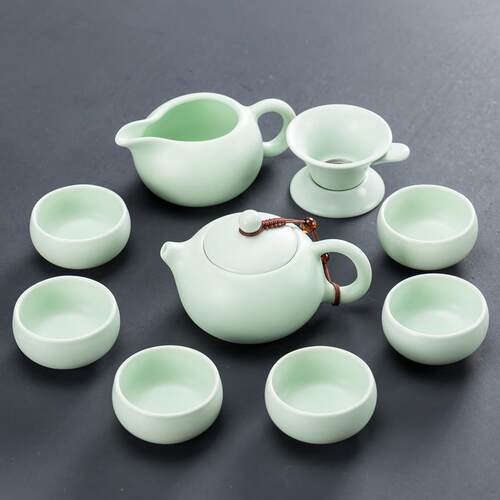 高档旅茶家用定窑陶瓷功夫茶具茶壶茶杯盘套装日式简约台茶海行茶