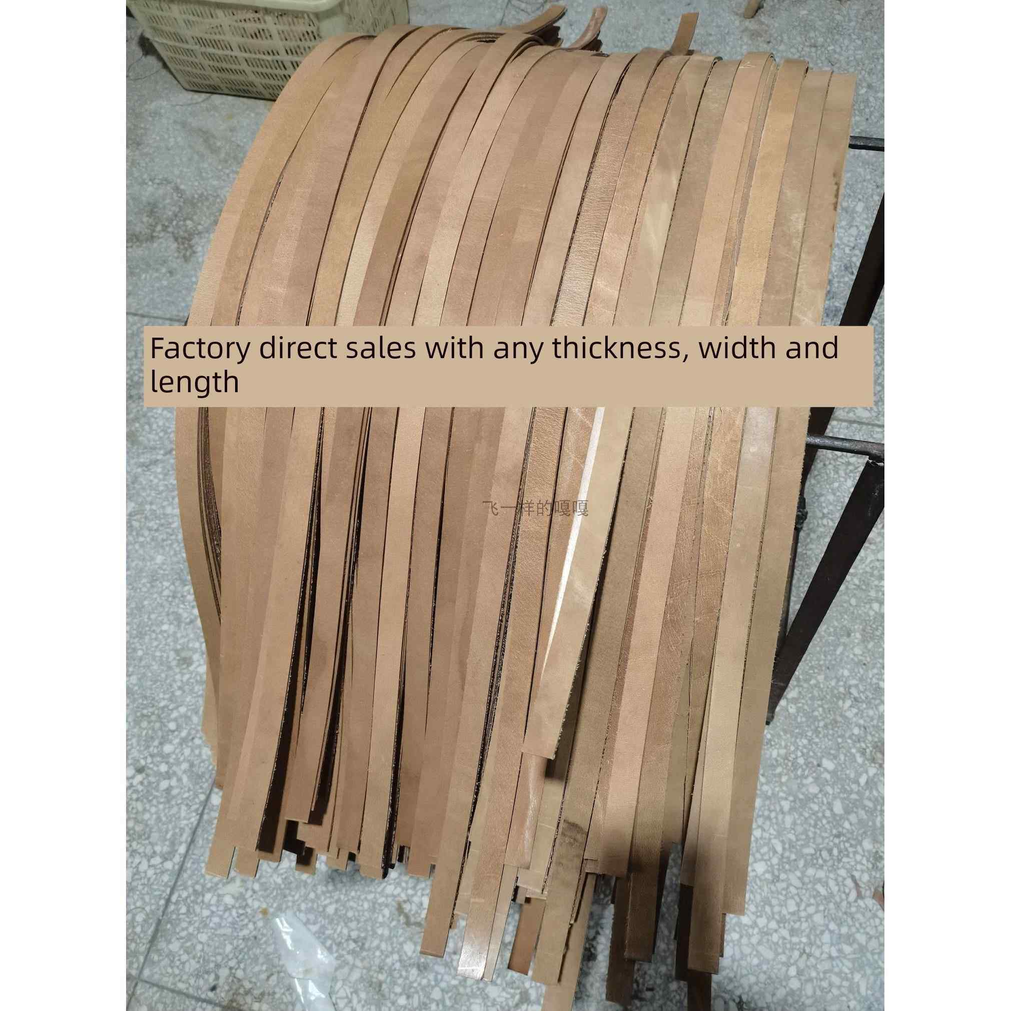 定制3-10mm厚各种规格真头层工业牛皮刹车摩擦传动带片/平皮带条