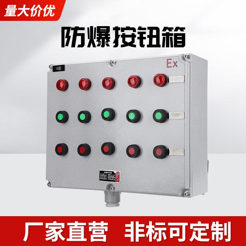 防爆按钮箱接线控制柜防爆检修箱仪表箱防爆配电箱不锈钢操作柱