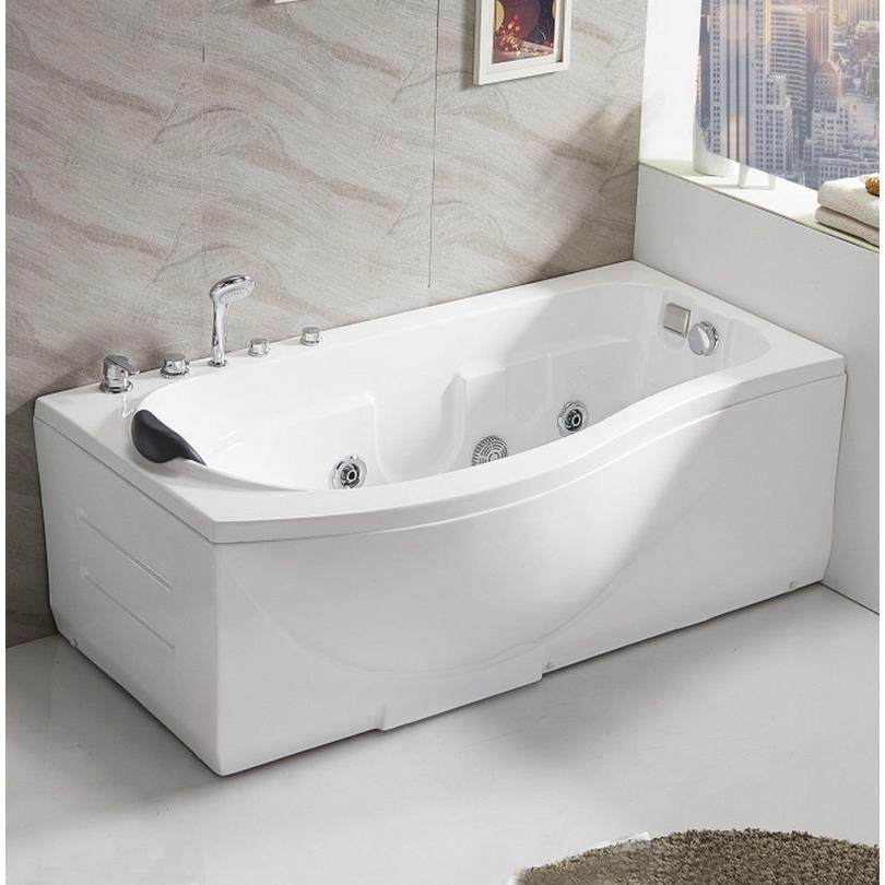 厂家直销亚克力双裙浴缸 普通无裙边嵌入式浴缸