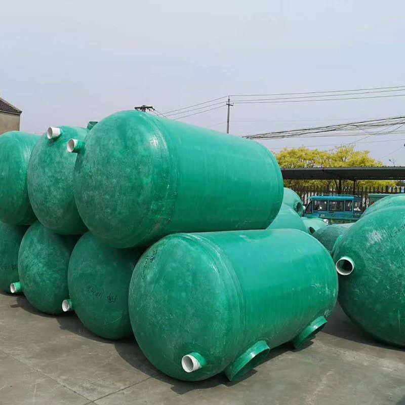 玻璃钢三格化粪池新农村厕所改造家用化粪池 消防水罐隔油池
