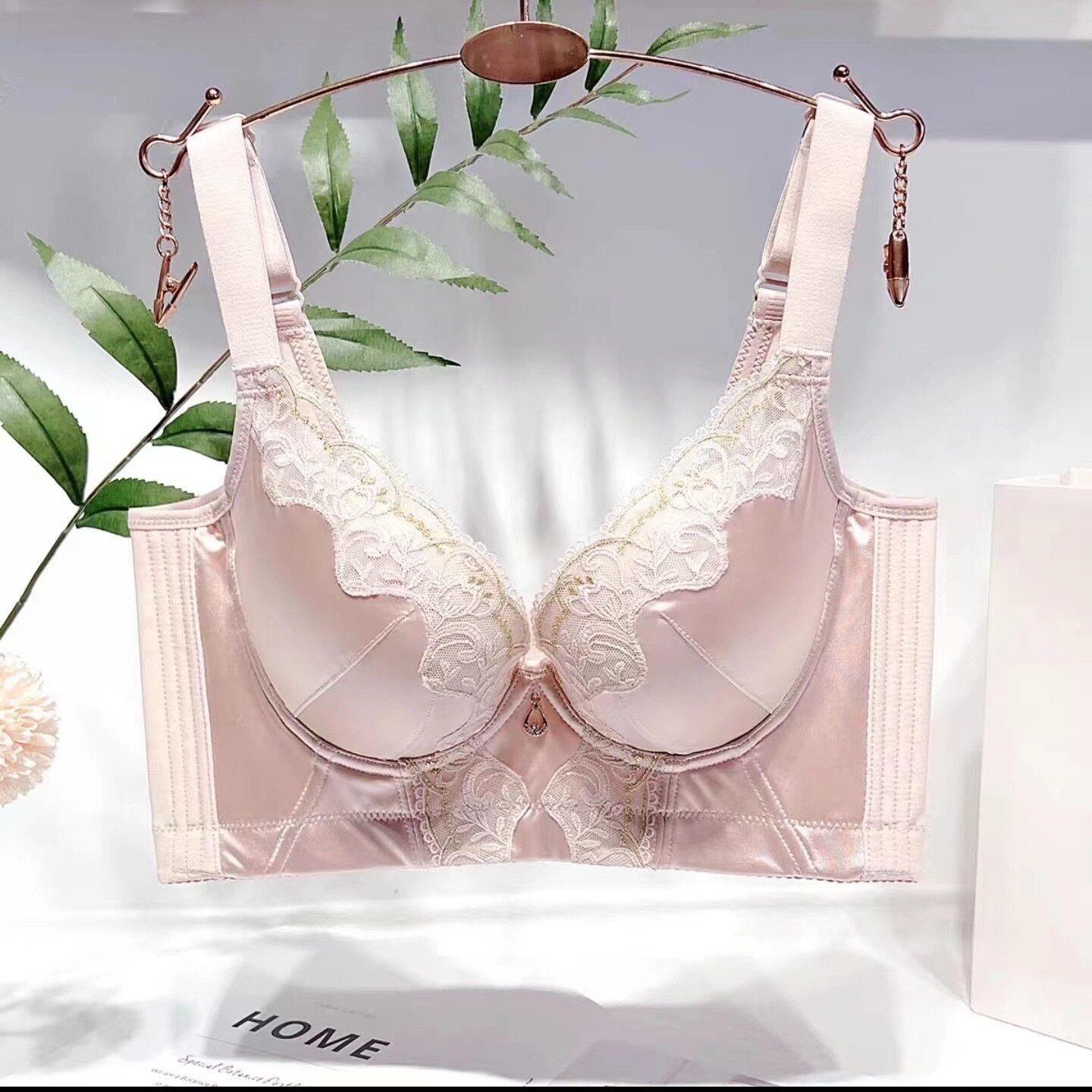 美容院品牌调整型内衣女收副乳聚拢胸罩矫正防下垂小胸加厚杯胸罩