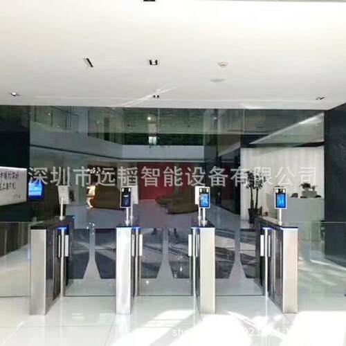 景区人脸识别票务系统指纹刷卡速通门快速检票通道票证合一系统