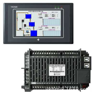 MC-24MR-12MT-500ES-A/B/E触摸屏一体机YKHMI中达优控PLC温度ADDA