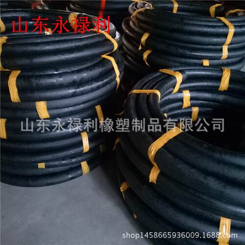 新款直销山东光面胶管输送压缩空气蒸汽夹布输水管橡胶空压管穿线