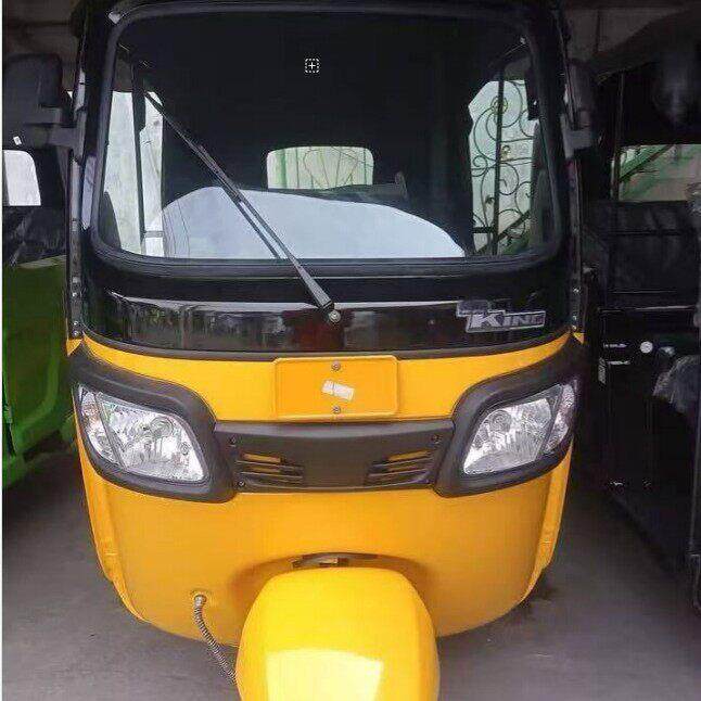 印度双排电动三轮车 多人座顶棚架载客车辆景区旅游观光嘟嘟车