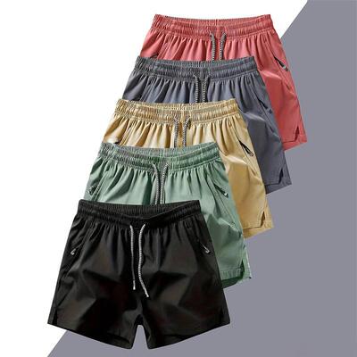 Men’s summer casual athletic shorts available in sets of 3