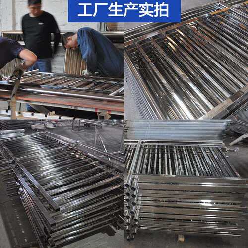 不锈钢护栏市政道路围栏不锈钢复合管护栏河道防撞钢栏杆桥梁护栏