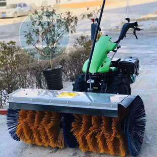 手推式扫雪机推雪车铲雪车扫雪机除雪机手推式户外道路铲雪清雪机