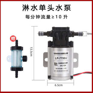 汽车货车淋水器水泵24V12V增压泵电动抽水泵刹车淋水器自吸泵