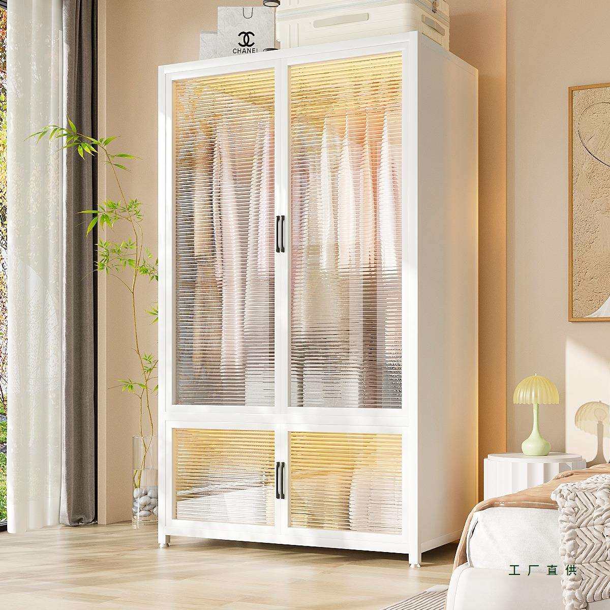 简易衣柜卧室家用出租房用组装金属全钢架新款衣橱小户型收纳柜子