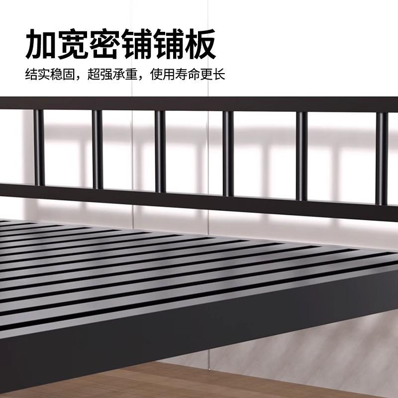 东莞厂家工人工地单人铁架床学生员工宿舍公寓单层床单人铁艺床