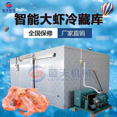 智能大虾冷藏库 节能龙虾速冻库 大型虾尾冷冻设备厂家直销