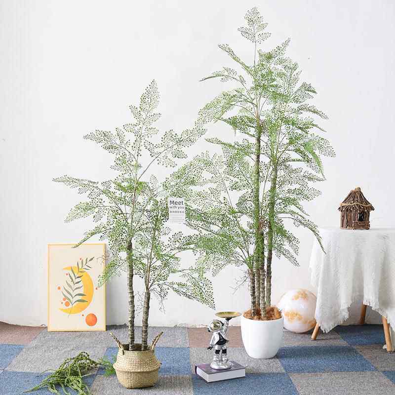 桫仿真绿植设铁线蕨树蕨类造景家居摆室盆内装饰椤树盆铁线蕨栽景