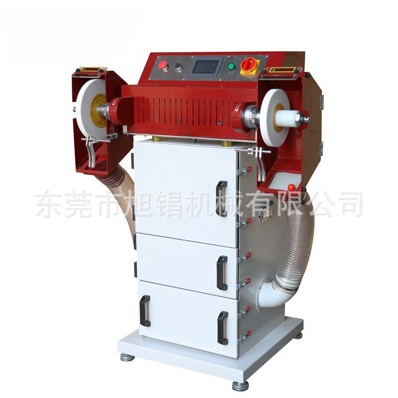 意大利型双头研磨抛光机220V，带电机发动机齿轮轴承齿轮箱PLC-核