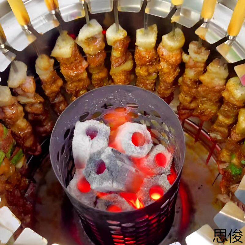 无烟炉子炉便携烤炉不锈钢家用户外室内烧烤木炭吊炉新款立式