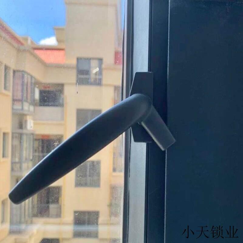 铝合金把手内外开配件老式执手38转动拉窗户窗把手推拉平开窗
